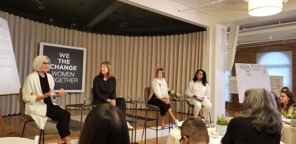 Eileen Fisher with WeTheChange members