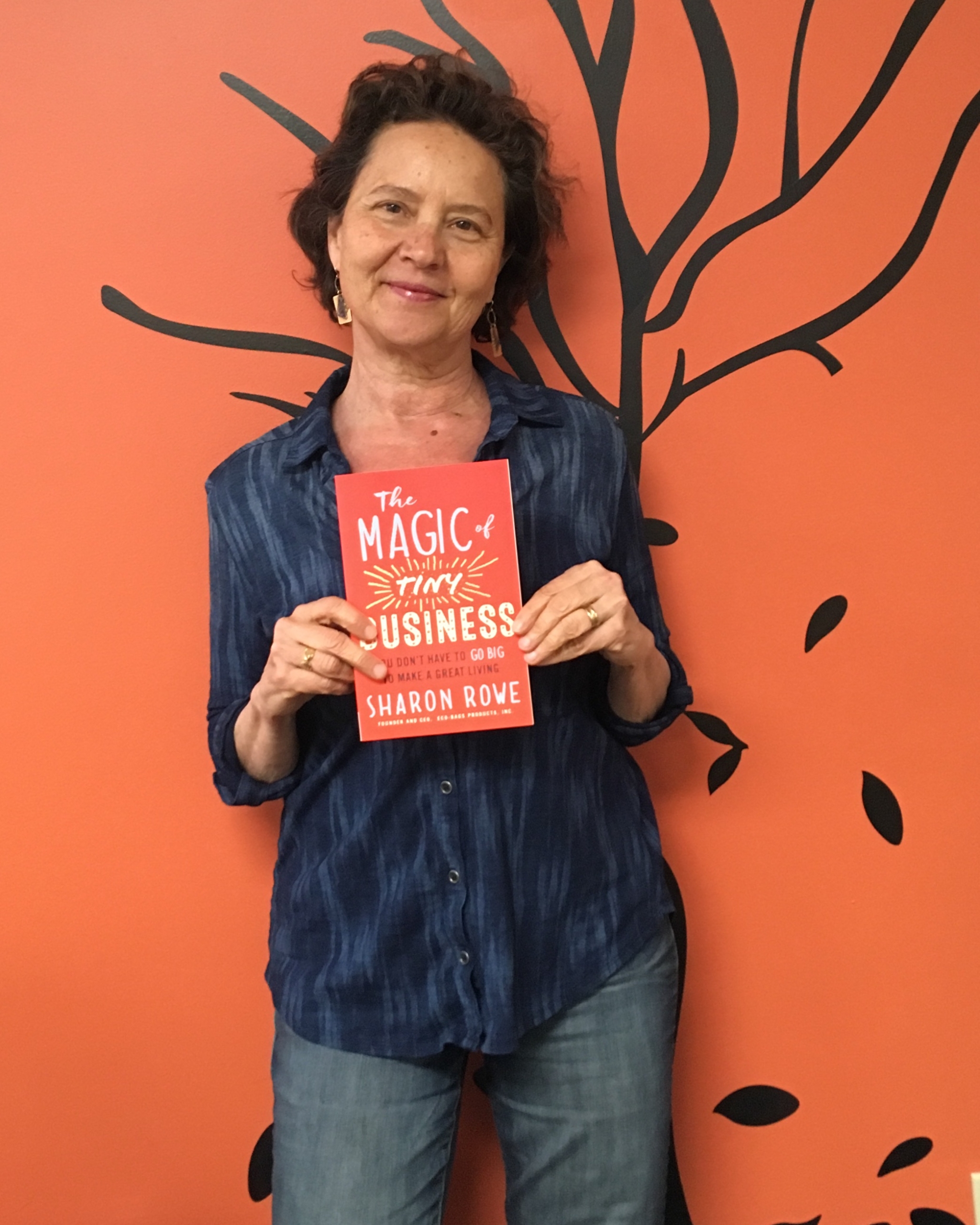 Sharon Rowe with Book